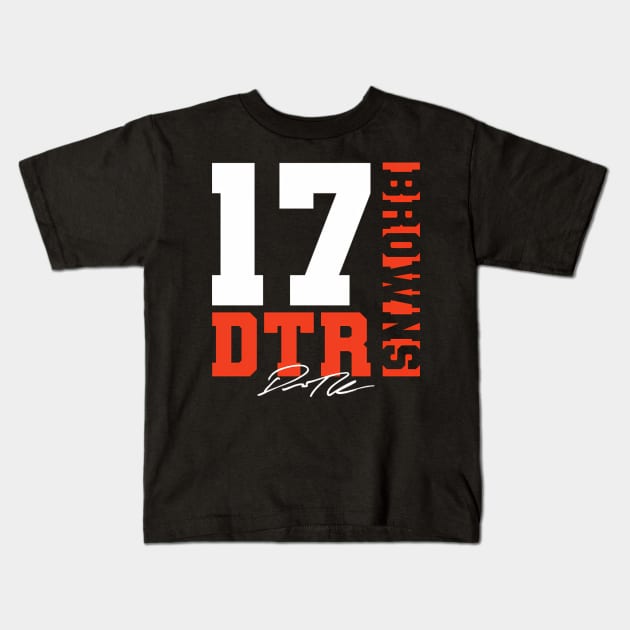 Dtr - Browns Kids T-Shirt by caravalo